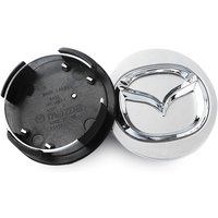 4Pcs 56mm Mazda Wheel Hub Cap Sticker Emblem Badge Decal For 3 6 Atenza Axela Demio CX3 CX5 MP MS RX8 Accessories