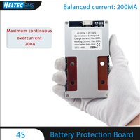 Heltec bms 4s 200a lithium iron phosphate Battery Protection Board Balance Charging High Current 12V Inverter