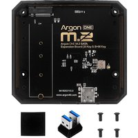 Argon ONE M.2 Raspberry Pi 4 Expansion Board Aluminum Bottom Case USB 3.0 to M.2 SATA NVMe SSD Adapter for Argon ONE M.2 Case