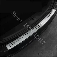 For VW Volkswagon Sharan 2012 2013 2014-2018 Rear Door Sill Bumper Protector Sill Rear boot guard styling Car accessories