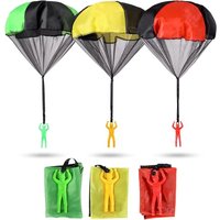 Kids Tangle Free Parachute Toy Outdoor Flying Parachute Men Fun Party Toys Unique Easter Basket Stuffers Boys & Girls