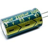 2-5PCS 63V2200UF Aluminum Electrolytic Capacitor Original Low Esr/impedance High Frequency Size 18*35 2200uf63v 63v2200uf 20%