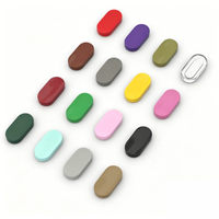 10PCS 1126 MOC Round 1x2 Oval Building Blocks Bricks Kit Tire Board Panel Particle Puzzle Idea Toys Children Birthday Kid Gift