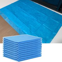 10Pcs/Set Sterile Disposable Surgical Drapes Sheet Blue Non-woven Beauty Salon Waterproof/Oil-Proof Thick Nursing Pad Mat Cover