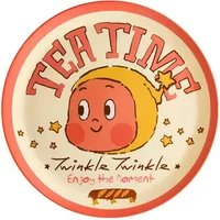 POPMART Twinkle Twinkle Moon Gelato Series Square Plate Tableware Blind Box Cute Anime Figure Toy Doll Ornaments Gift