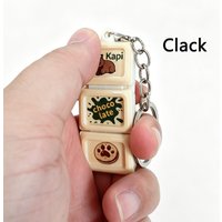 Creativity Stress Relief Chocolate Bar Keychain Bendable Cartoon Fidget Toy Portable Bag Pendant Decompression Sensory Toys Gift