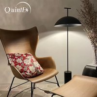 Modern Minimalist Black Red Metal Mushroom LED Floor Lamp Living Room Home Atmosphere Decorative Long-Stem Standing Lighting E27