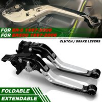 For Kawasaki ER5/ER500 1997-2006 Clutch Lever Brake Lever Set Foldable Adjustable Handle Levers Motorcycle Accessories Parts