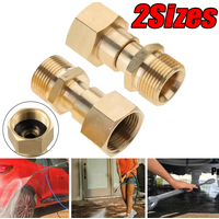 High Pressure Washer Swivel Connector Hose Fitting M22 14mm 15mm Anti-tangle Thread Rotation Water Gun Connector Car Cleaning