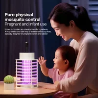 USB Rechargeable Portable Mosquito Killer Lamp Silent Physical Mosquito Repellent Birdcage Design for Indoor Use