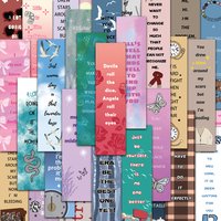 30PCS Taylor Lyrics Bookmarks Artistic Creative Reading Paper Bookmarks Suitable for Decorating Reading Pages Book Annotation