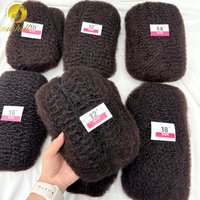 10-18 Zoll 30 oder 50g/Packung Natürliche 4C Afro Kinky Curly Bulk Echthaarverlängerungen ohne Tressen Brasilianisches Remy Bulk für Locs Flechthaare