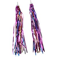 2pcs Bicycle Bike Cycle Tricycle Girls Handlebar Streamers Tassels Retro Kids Bicycle Handlebar Grips Decoration Accessories
