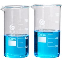 1pc 250ml 300ml 500ml 1000ml Tall-shaped Extra Heavy Borosilicate Glass Beaker