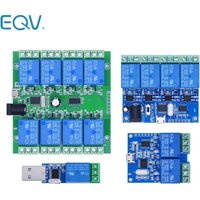 USB Relay Module CH340 USB Intelligent Control Switch 10A 250VAC 30VDC Over-Currentelay LCUS-1/LCUS-2 /LCUS-4/LCUS-8 Smart Home