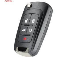 5 Buttons Flip Car Key Shell Fob Case For Chevrolet Cruze Equinox Malibu Opel Vauxhall Corsa Astra Holden Barina Colorado Remote