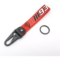 AliExpress NONE For Repsol 93 Motorcycle Keychain Nylon Keyring Racing Bike Tag Moto Fans Red Emblem Key Lanyard Ornament Gadget Strap Accessory