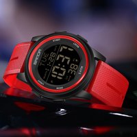 SANDA 6182 Multifunction Waterproof LED Digital Mens Wristwatches Sport Electronic Watch for Men Alarm Clock Chrono Reloj Hombre
