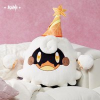 Genshin Impact Linnea Peripheral Lop-Eared Rabbit Plush Hand Puppet Lumi Pillow Soft Stuffed Doll Backpack Collectible Gift