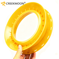 Sea Fishing Line Coiling Plate 240*180mm Plastic Handle Wire Winding Circular Main Coil Board Boat Spool for Saltwater Fishing