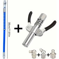 10000PSI High Pressure Grease Coupler Nozzle Hose Pump Syringe Grease Gun NPT1/8 Adapter Brake Oil Change Tools Car Accessories