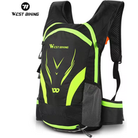 WEST BIKING 16L Cycling Backpack Waterproof Ultralight Bicycle Bag Outdoor Mountaineering Hiking Travel Bike Hydration Backpack