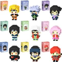 NARUTA Akatsuki Toy Building Blocks Figuries Lega Japanese Blocks Cartoon Character Model building block Dolls Toys For kids