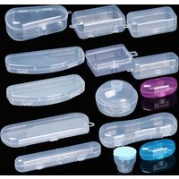 Plastic Transparent Storage Box Baby Feeding Holding Case Jewelry Beads Container Box Fishing Tools Home Daily Accessories