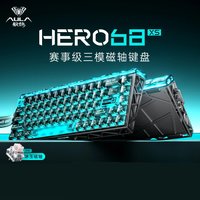 AULA Hero68 XS Magnetic Axis Keyboard Tri Mode 128K Hz Both Wired And Wireless 8K Connectivity Customized Magnetic Switches