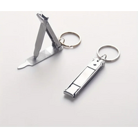 1pc Foldable Ultra-Thin Portable Stainless Steel Nail Toe Cutter, Trimmer Scissor Manicure Pedicure Tool Fingernail Clipper