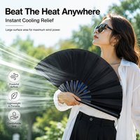 This Portable Folding Fan Is A Must-have Item for Summer Fashion. You Can Enjoy Coolness Anytime and Anywhere.