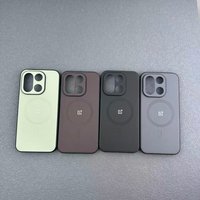 For OnePlus 15T 15R Case Vegan Leather Magnetic Minimalist Design Cover For OnePlus 15T R Shockproof Funda