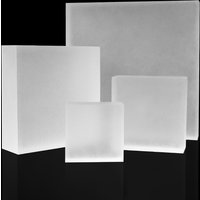 Thick Frosted Acrylic Square Block DIY Display Base Photo Prop Decorative Stand for Shop Display Crafts Organizer