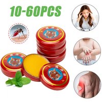 10/20/40/60pcs Natural Tiger Balm Essential Oil Treatment Influenza Cold Headache Dizziness Muscle Tiger Balm Ointment Fragrance