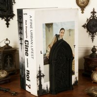 Cross-Border Gothic Style Church Arch Carved Bookends For Retro-Style Home Study Storage & Decoration Scenario
