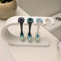 Electric Toothbrush Head Holder - Holds 4 Brush Heads, Bathroom Storage Tool for Tidy Organization