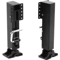 Metal Trailer Landing Gear Holder Outrigger for 1/14 Tamiya RC Dump Truck SCANIA 770S R620 VOLVO Arocs MAN TGX Car Accessories
