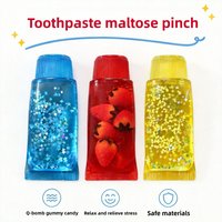 Popular Toothpaste Tube Squeeze Toy Non-Rebound Jam-Filled Vaseline-Like Feel ASMR Hand Stress Relief Ball Anti-Anxiety Sensory