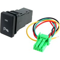 Parking Switch Button 12V Car Switch Parking Pattern Button with Cable Auto Accessories for Toyota Camry Yaris Highlander