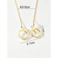 AliExpress konminry Sporty Stainless Steel Bicycle Pendant Necklace Travel Sports Bike Jewelry Gift for Women Men