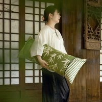Vintage Long Velvet Pillow Case with Zipper, Decorative Pillowcase, Cushion Covers, Large Bedding, Chinese Style, New