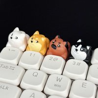 Animal Puppy Teclas Key Caps Cute Dog Resin Keycap MX Switch Keycaps Mechanical Keyboard Caps Accessories