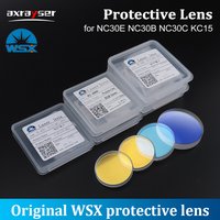 WSX Original Laser Lens 30x5 Protective Windows 4KW 1064nm JGS1 Fused Silica Optical 18x2 20x2 For Fiber Cutting Head KC13/15