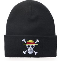 One Piece's new cartoon embroidery knitted hat head warm cold hat men and women autumn and winter hat cosplay animation