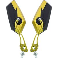 AliExpress NONE Motorcycle Accessories Two-Color Rearview Mirror Side Mirrors Universal M8 M10 Scooter E-Bike Cafe Racer For Honda Yamaha Yadea