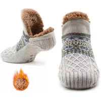 Fall and Winter Floor Socks Home Warm Women Men Socks Snow Sleep Carpet Slippers Men Non-slip Yoga Socks 2024