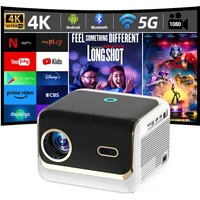 VIVICINE F3 1080P Projector 4K Support Auto Focus Keystone WiFi6 Bluetooth Android 9.0 200 Inch Home Theater Projector
