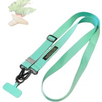 Double Buckle Mobile Phone Lanyard Long Crossbody Sturdy Design Anti-Loss Phone Bag Halterneck Style Pendant Attachment