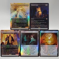 LTC TCG Proxy Magical Cards English Sol Ring Diabolic Intent Galadriel, Light of Valinor Théoden, Strength Restored