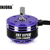 INJORA Bürstenloser Fat Viper 2204-Außenläufermotor und Getriebe für 1/18 RC Crawler TRX4M